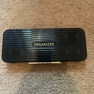 Black And Gold Pill Organizer Box
